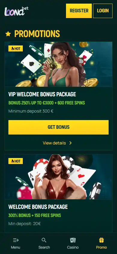 Loonabet Casino screenshot 6