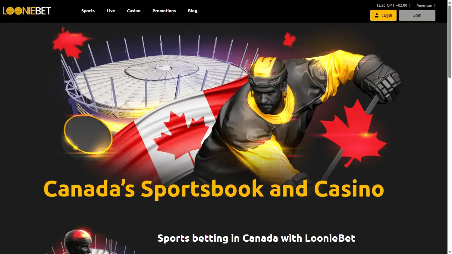 Looniebet Casino screenshot 1