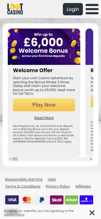 Loot Casino IE screenshot 7