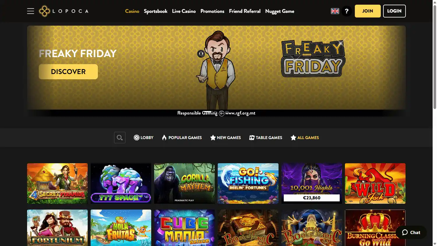 Lopoca Casino screenshot 2