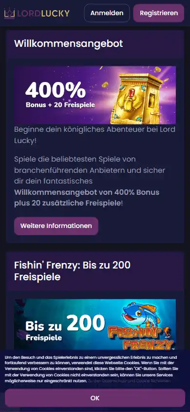 Lord Lucky Casino DE screenshot 7