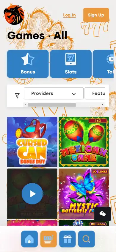 Lord of the Spins Casino screenshot 4
