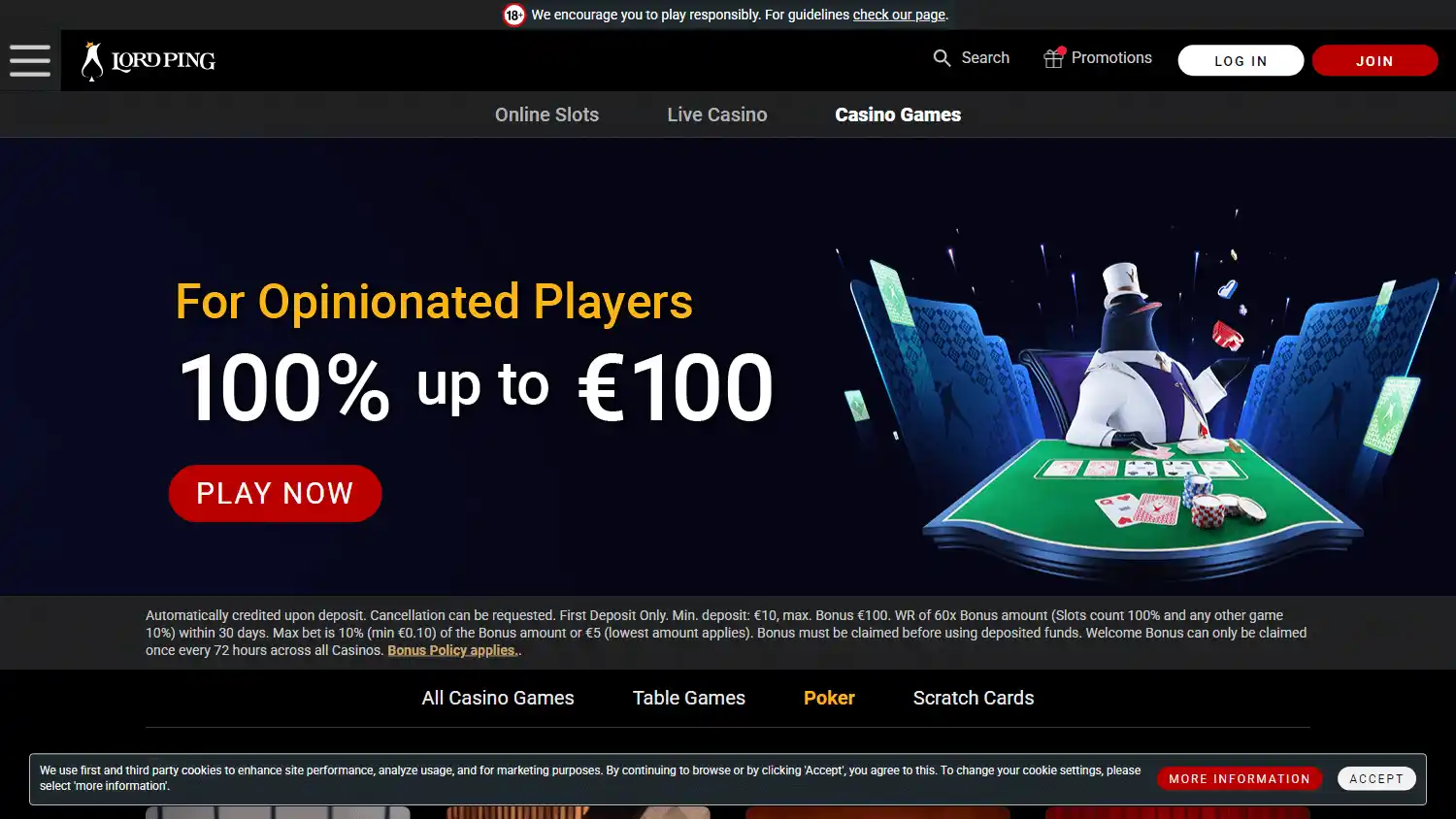 Lord Ping Casino SE screenshot 3