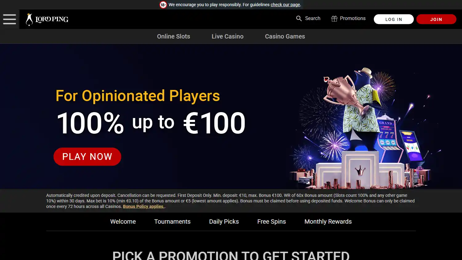 Lord Ping Casino SE screenshot 4