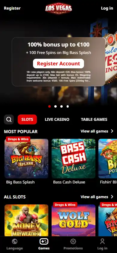 LosVegas Casino screenshot 5