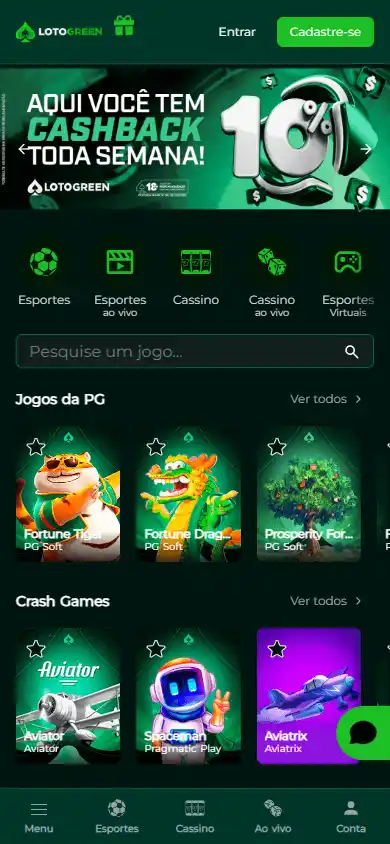 Lotogreen Casino screenshot 4