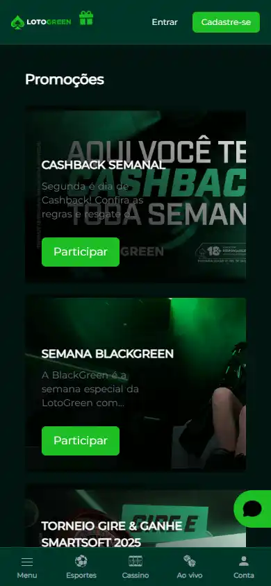 Lotogreen Casino screenshot 6
