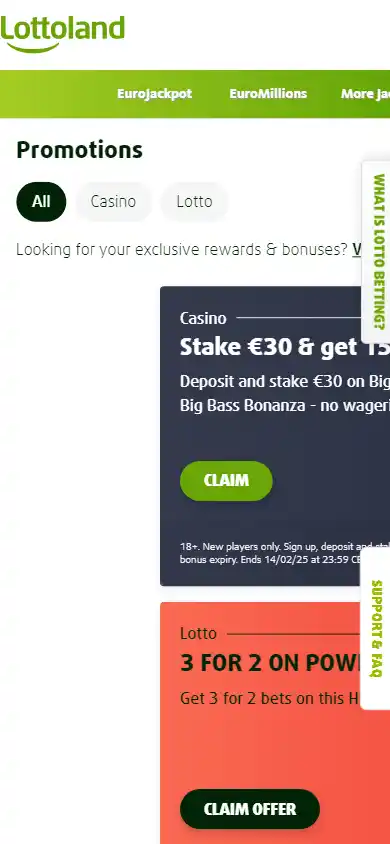 Lotoland Casino screenshot 5