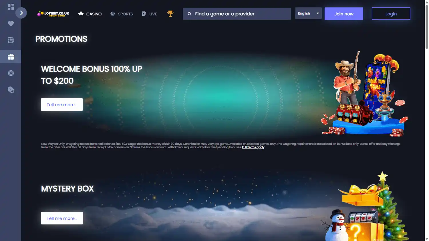 Lottery Games Casino screenshot 3