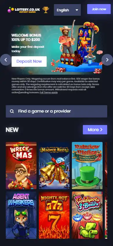 Lottery Games Casino screenshot 4