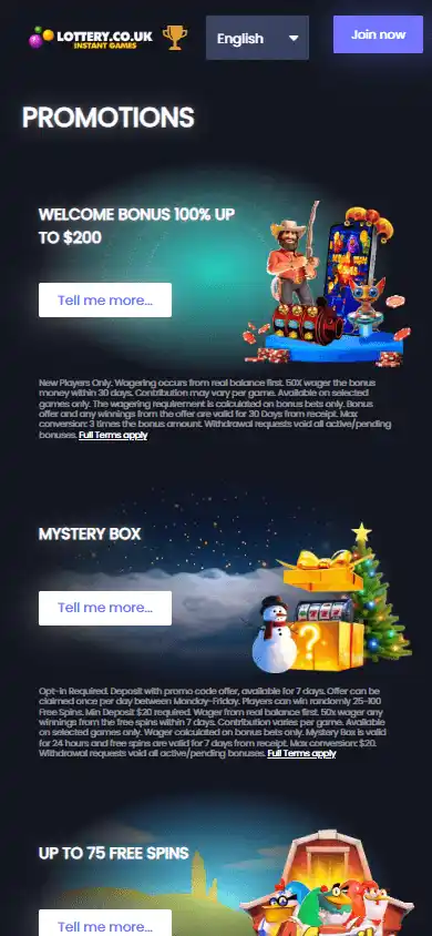 Lottery Games Casino screenshot 6