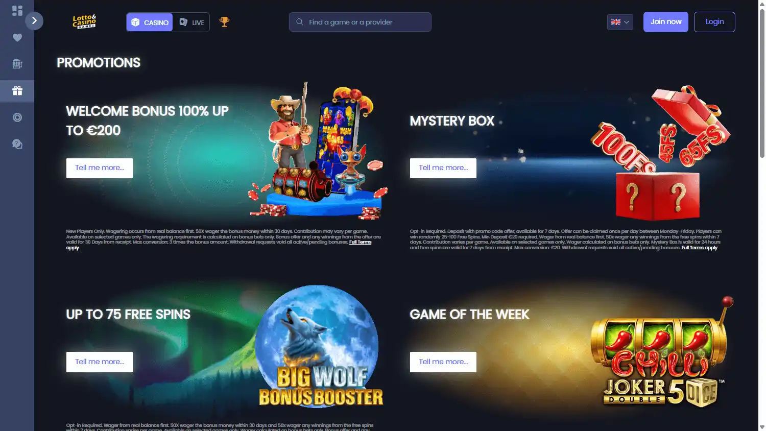 Lotto Games Casino screenshot 3