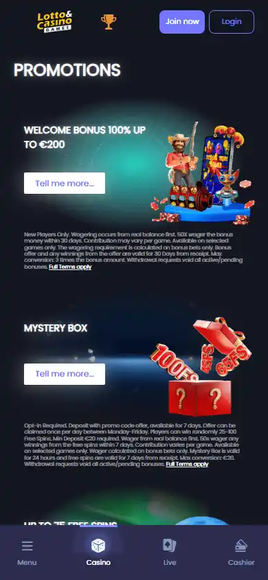 Lotto Games Casino screenshot 6
