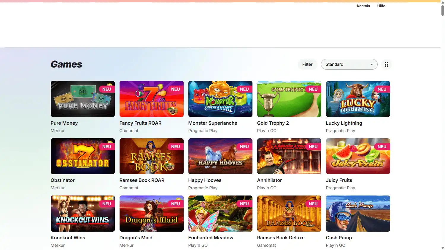 Lotto24 Casino screenshot 3