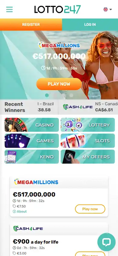 Lotto247 Casino screenshot 4
