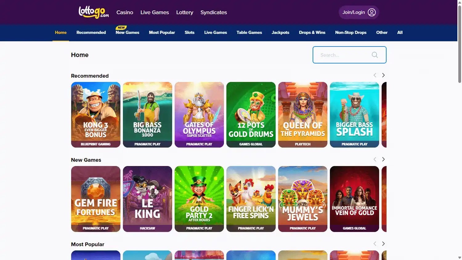 LottoGo Casino screenshot 2