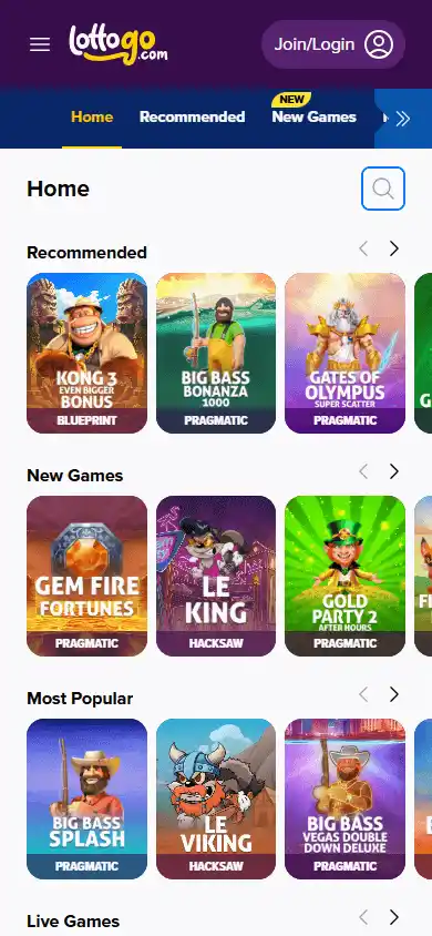LottoGo Casino screenshot 4