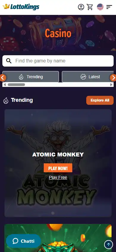LottoKings Casino screenshot 3