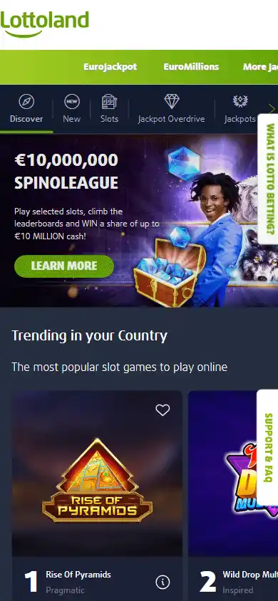 Lottoland Casino screenshot 4
