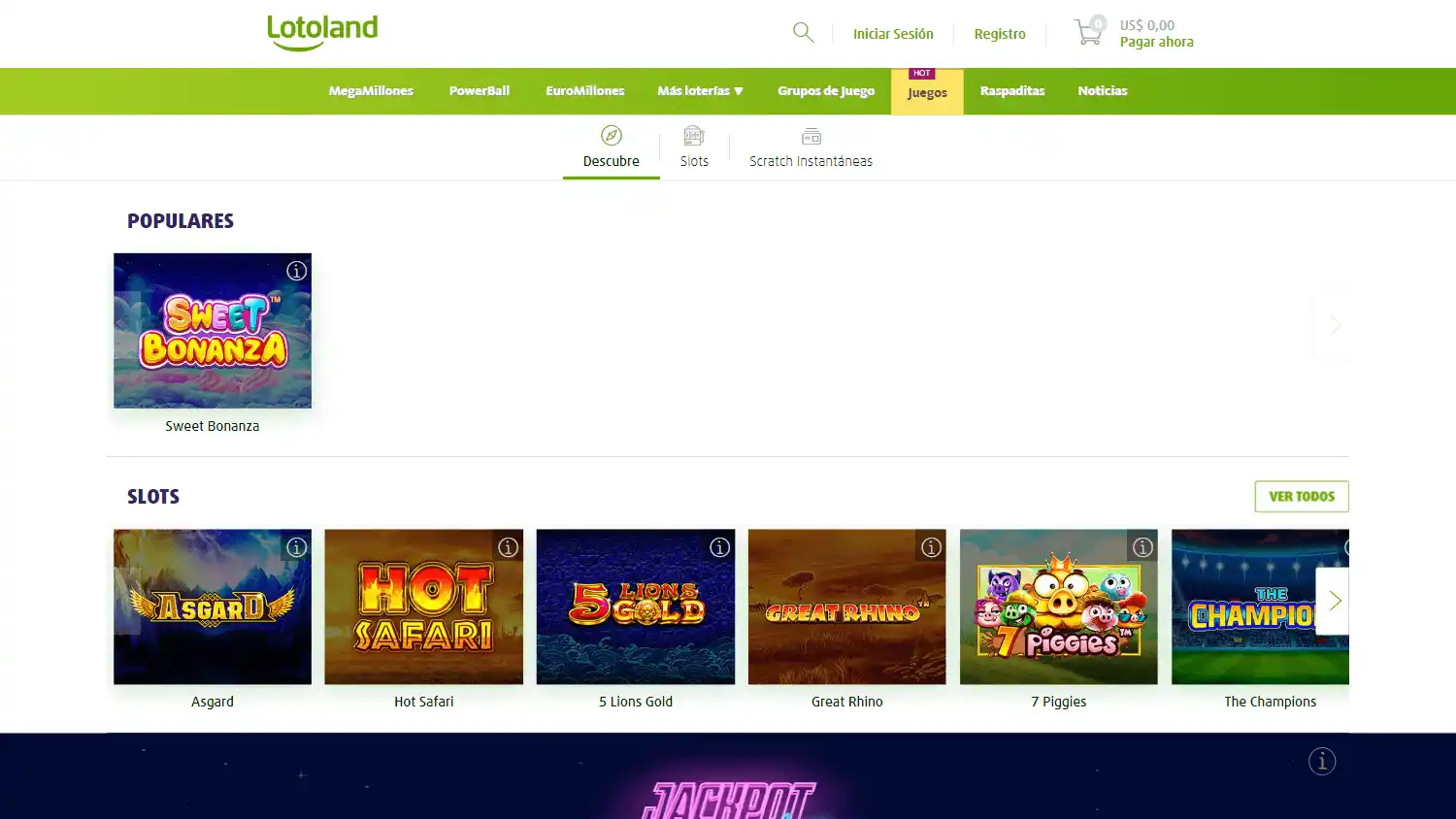 Lottoland Casino AT screenshot 3
