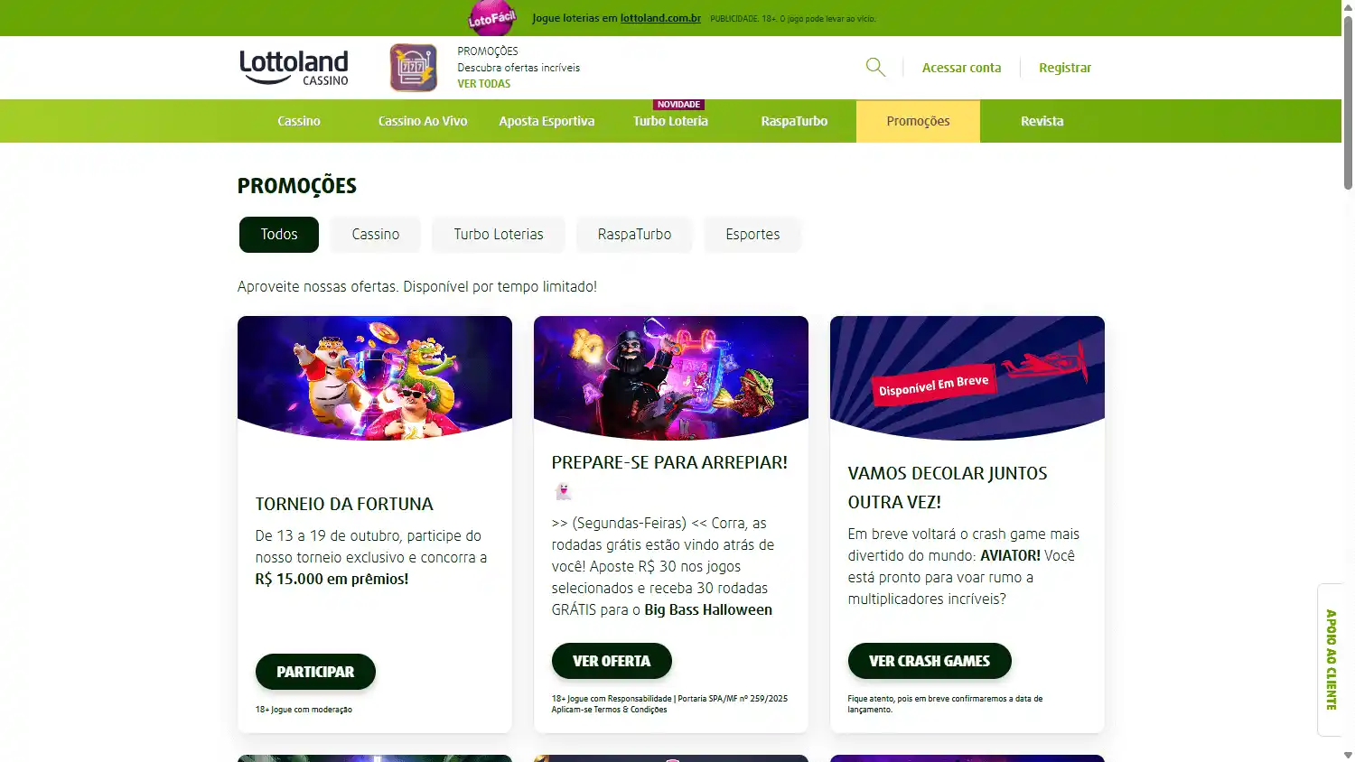 Lottoland Casino screenshot 3