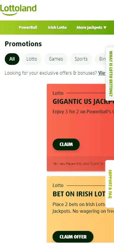 Lottoland Casino IE screenshot 6