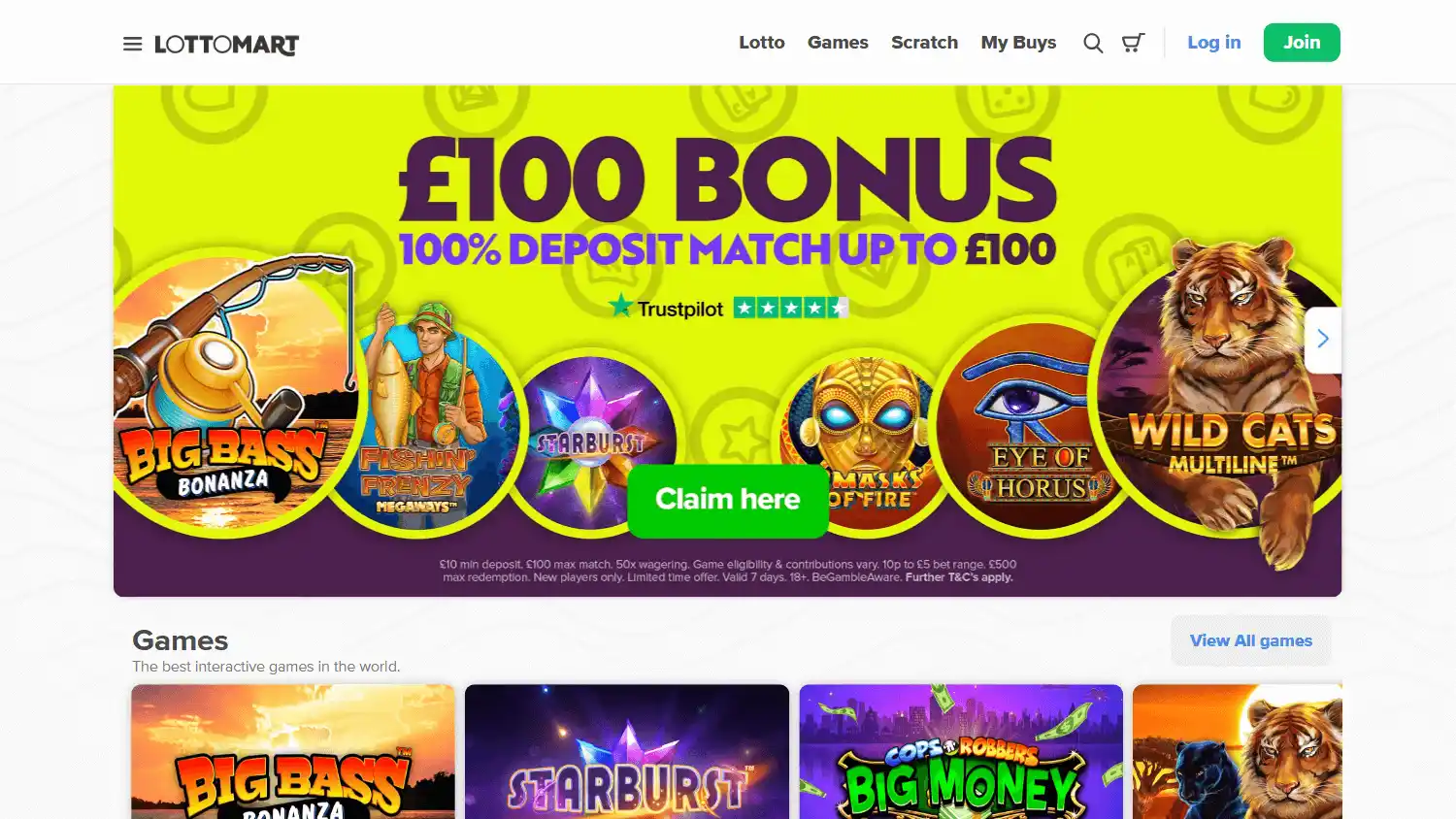 Lottomart Casino screenshot 2