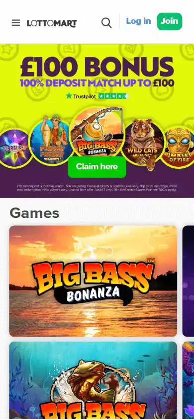 Lottomart Casino screenshot 4