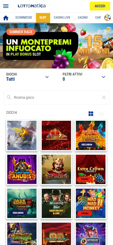 Lottomatica Casino screenshot 5