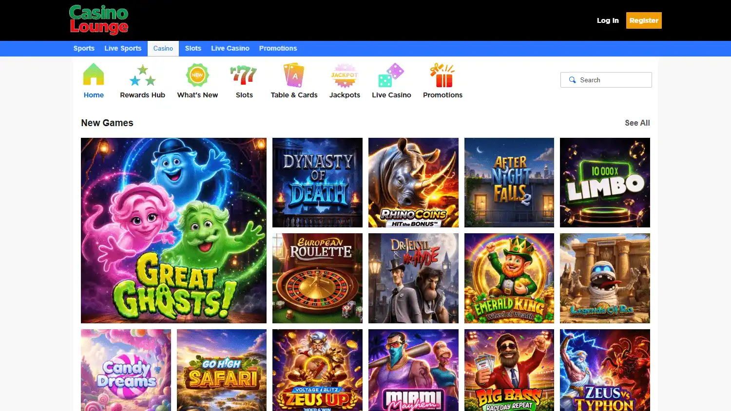 Lounge Casino screenshot 1