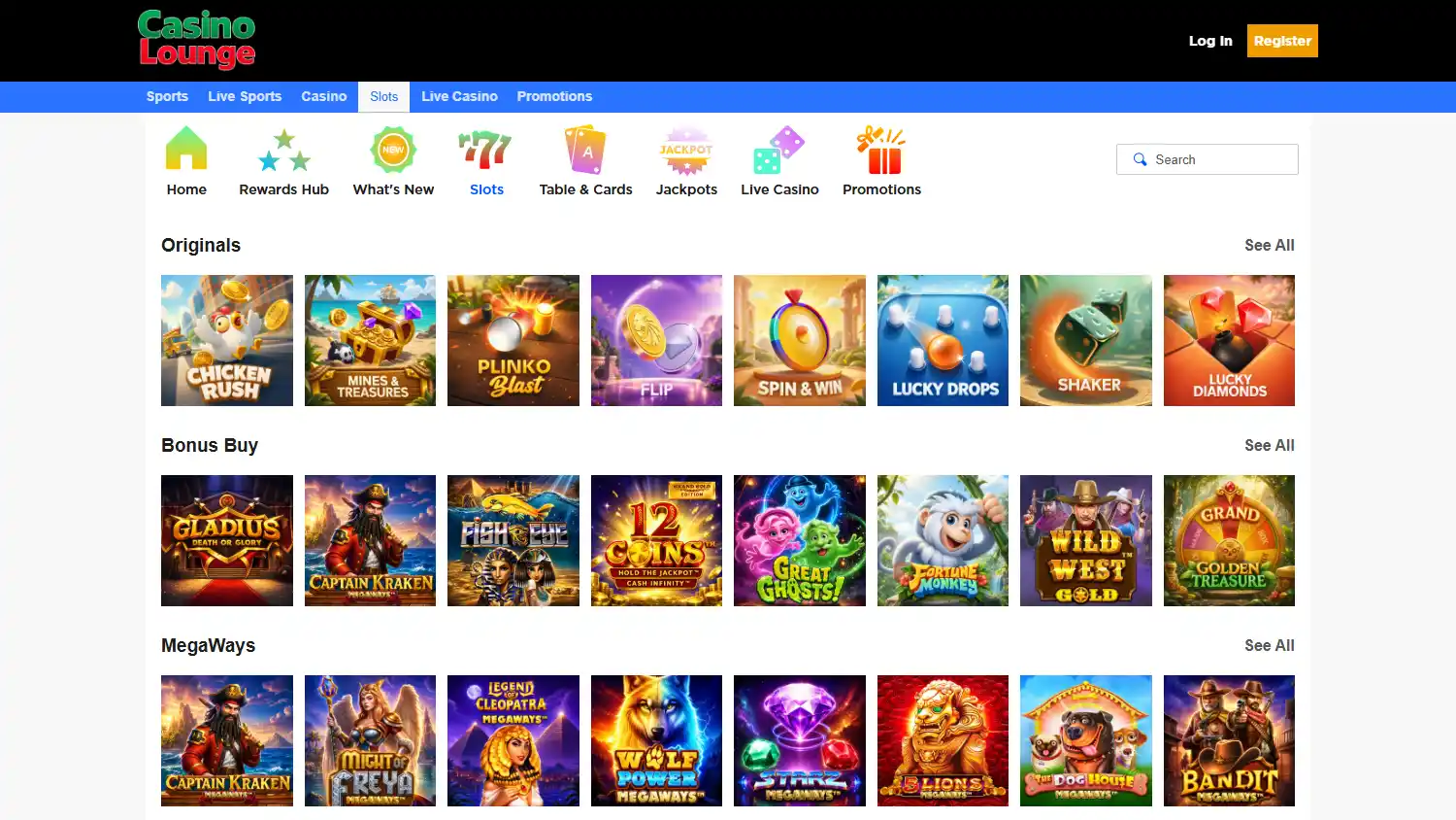 Lounge Casino screenshot 2