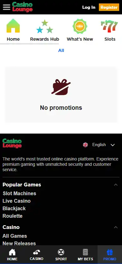 Lounge Casino screenshot 6