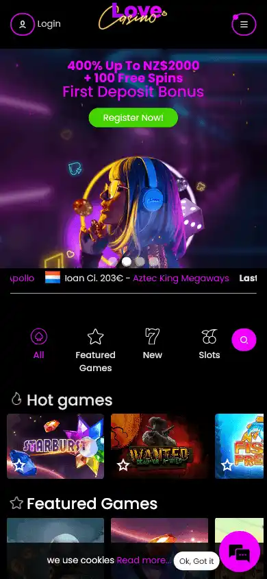 Love Casino screenshot 3