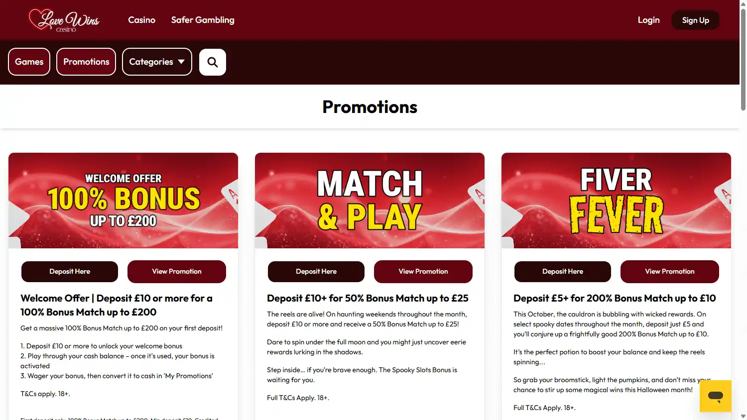 Love Wins Casino screenshot 3