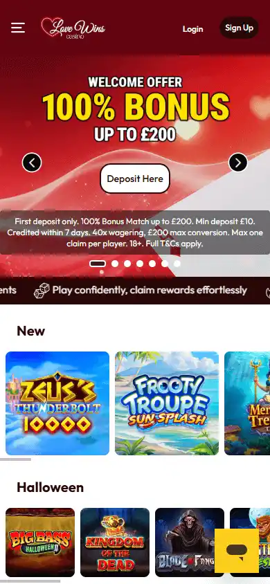 Love Wins Casino screenshot 4