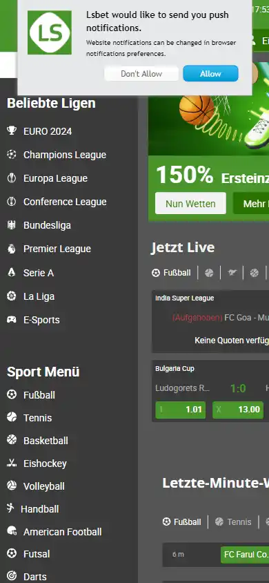 LSbet Casino screenshot 4