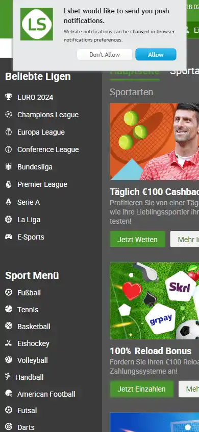 LSbet Casino screenshot 5