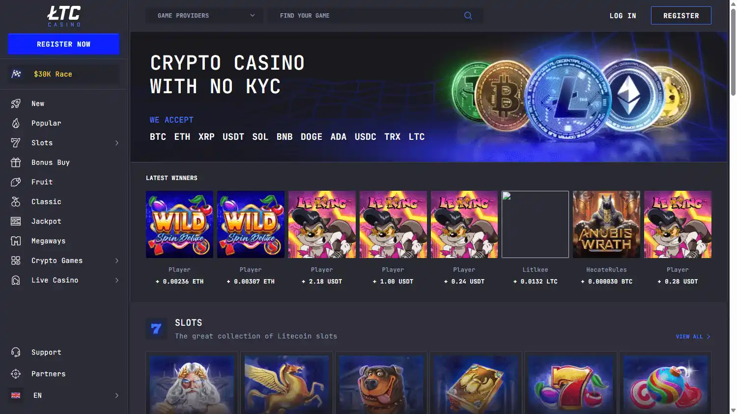 LTC Casino screenshot 1