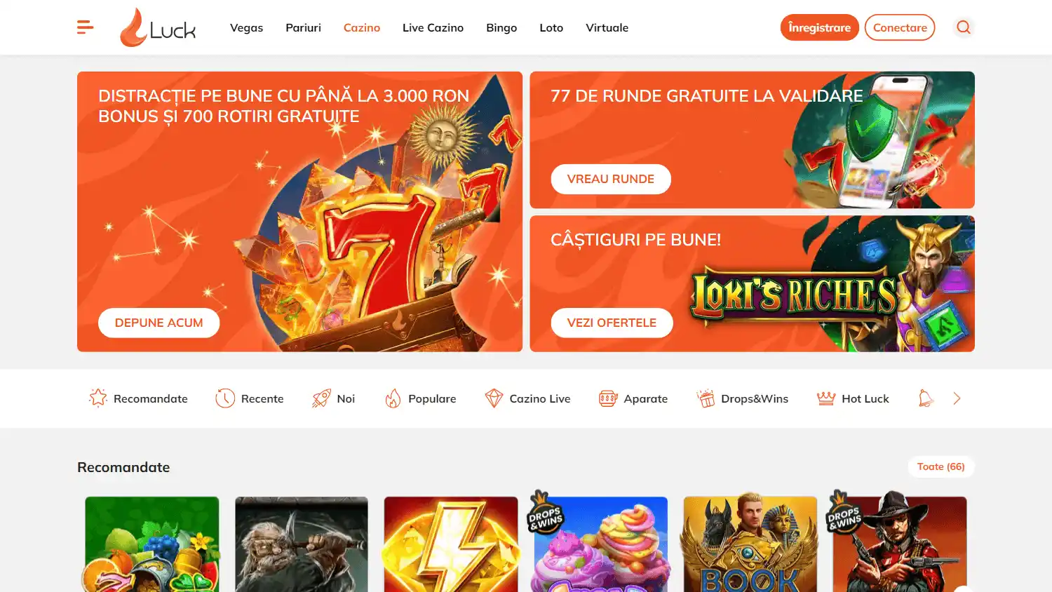 Luck Casino screenshot 1
