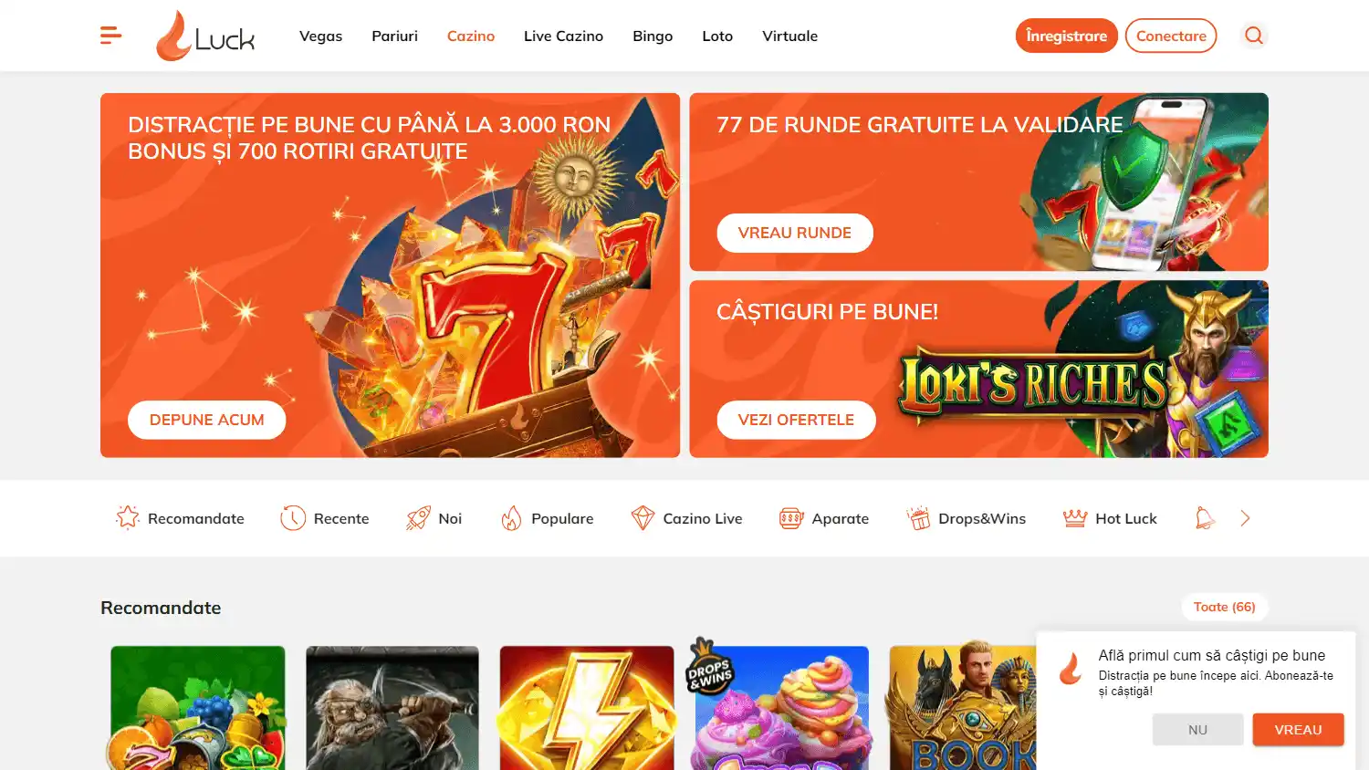 Luck Casino screenshot 2