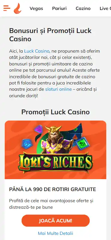 Luck Casino screenshot 6