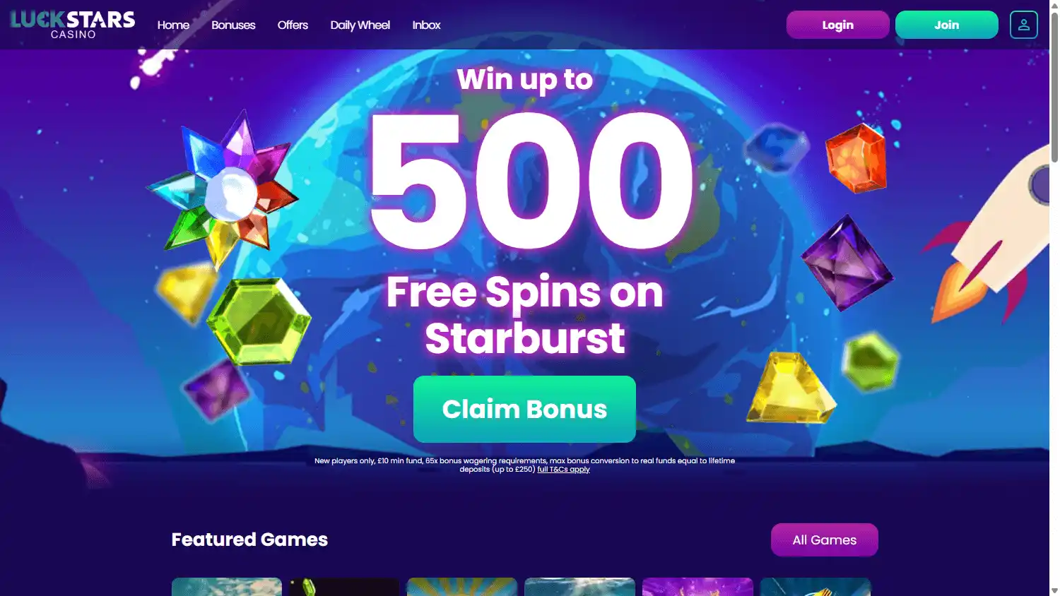 Luck Stars Casino screenshot 1