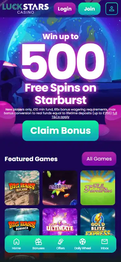 Luck Stars Casino screenshot 4