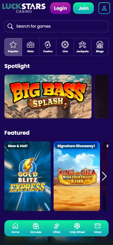 Luck Stars Casino screenshot 5