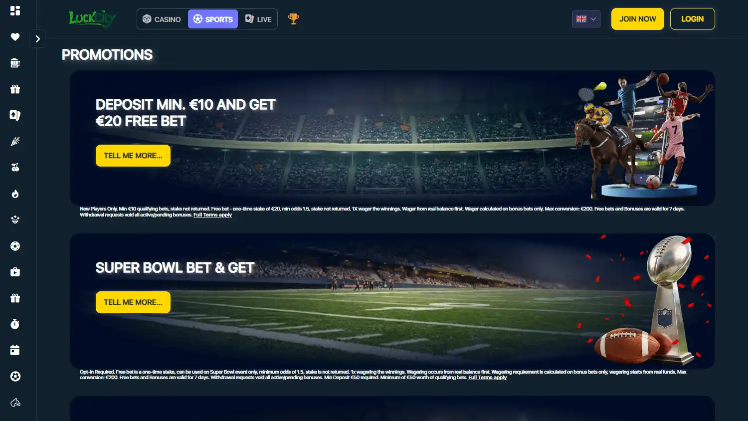 LuckCity Casino screenshot 3