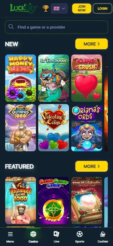 LuckCity Casino screenshot 4