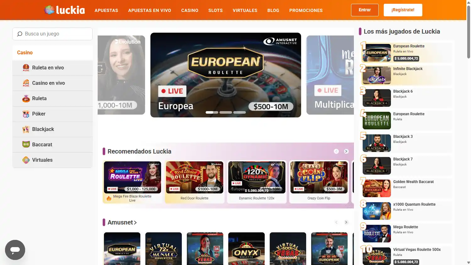Luckia Casino screenshot 2