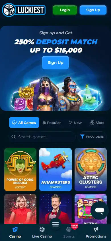 Luckiest Casino screenshot 5