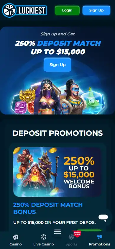 Luckiest Casino screenshot 6