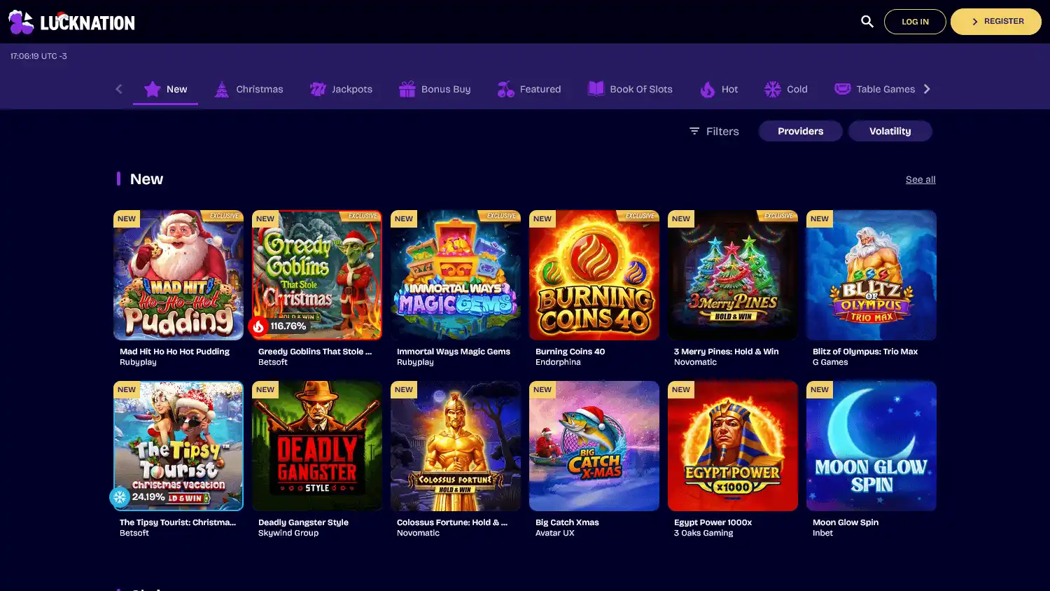 LuckNation Casino screenshot 2